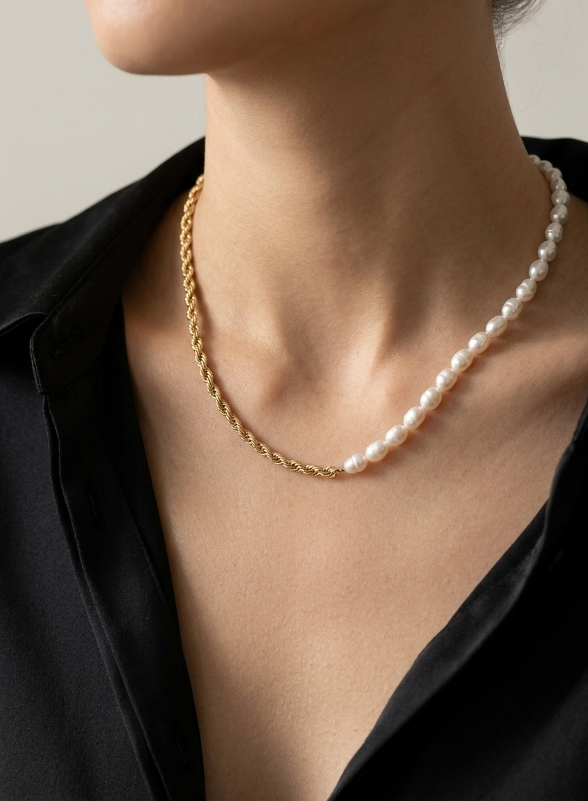 Riviera Pearl Necklace