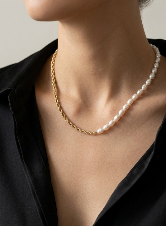 Riviera Pearl Necklace