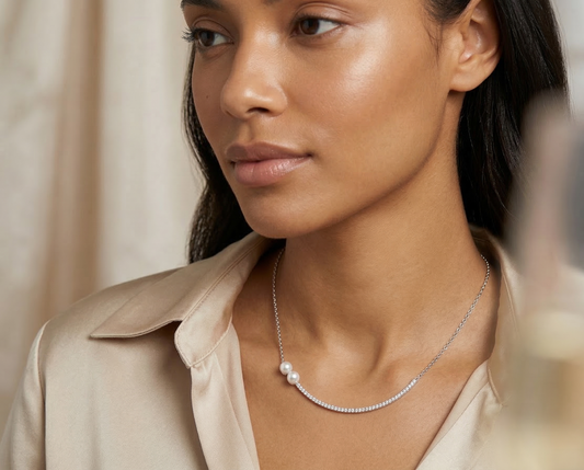 Celeste Pearl Chain