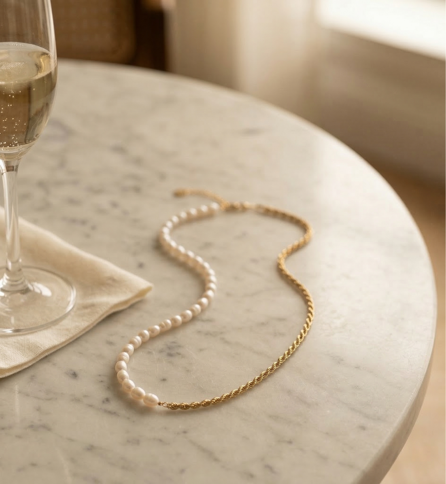 Riviera Pearl Necklace