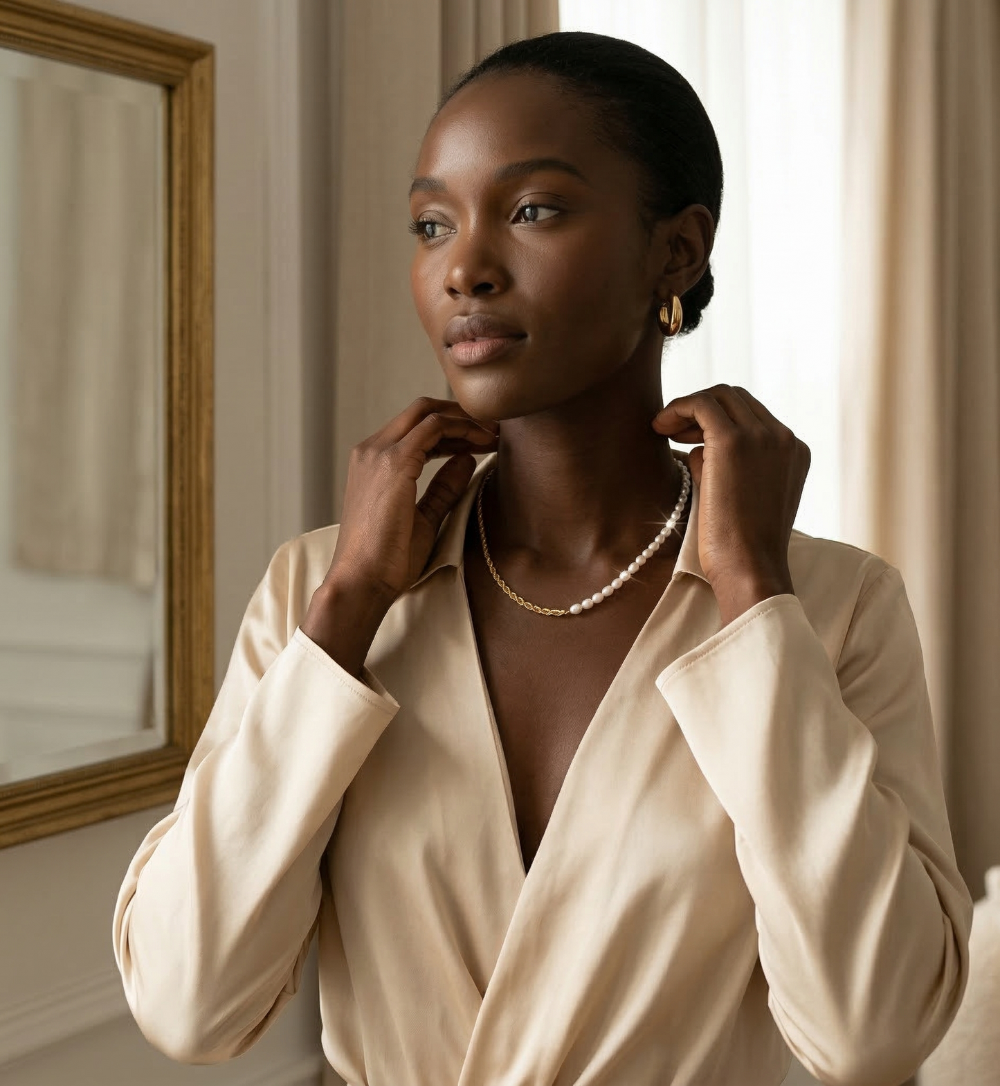 Riviera Pearl Necklace